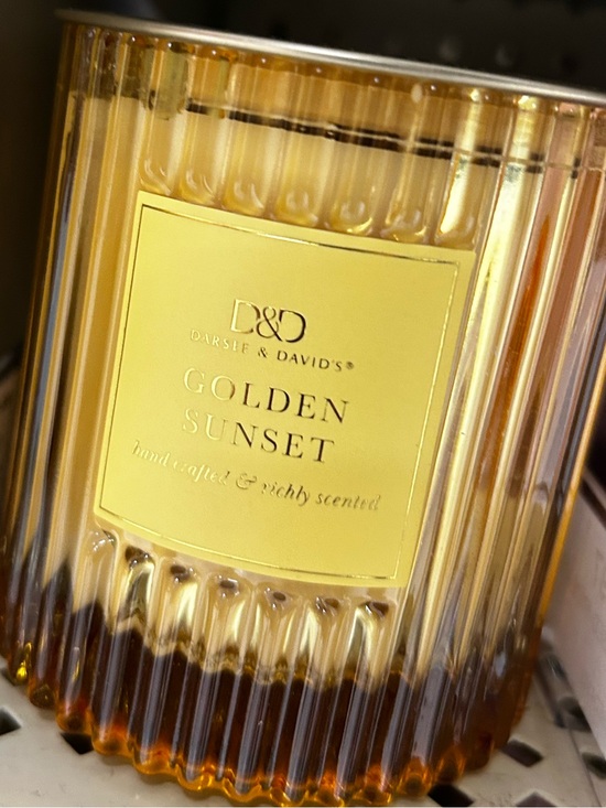 D&D Other - Golden Sunset Scented Jar Candle - Amber